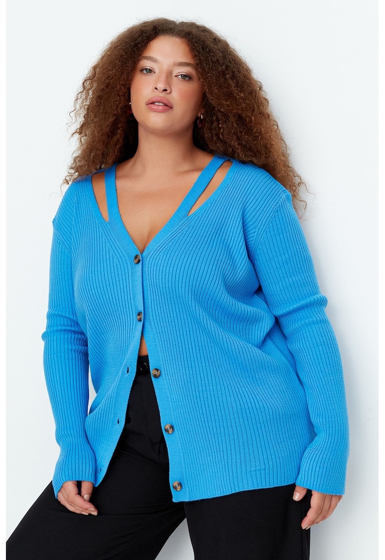 Pulover dama 114887-7871 - Acril - Albastru
