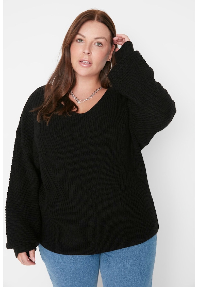 Pulover dama 109211-7871 - Acril - Negru