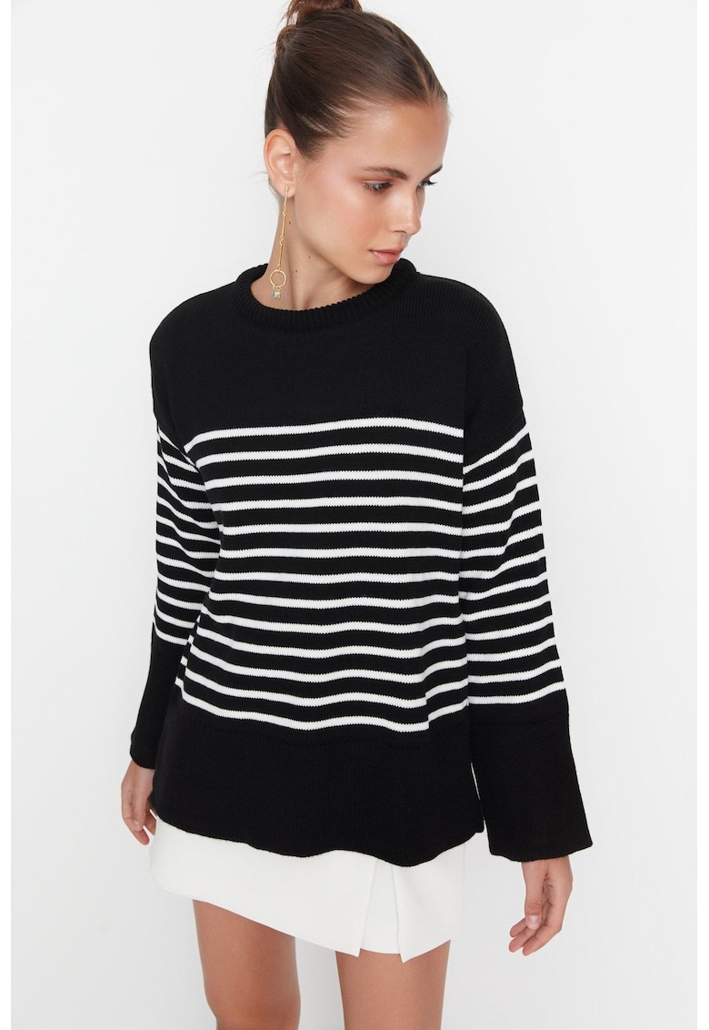 Pulover dama 110507-7871 - Acril - Negru