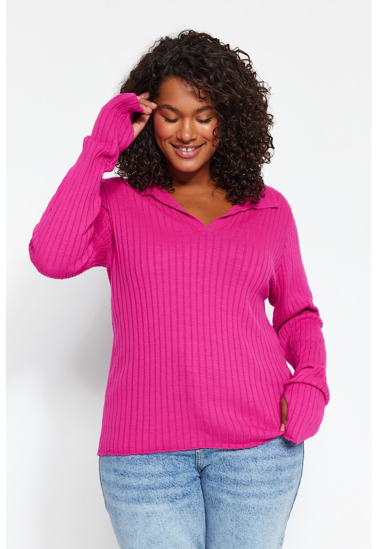 Pulover dama 112349-7871 - Acril - Fucsia