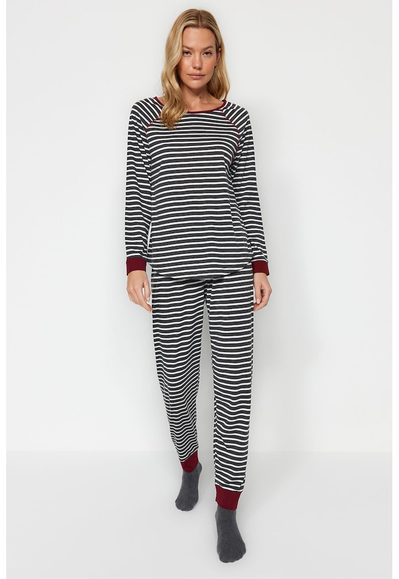 Pijama dama 1119277871 - Poliester/Bumbac