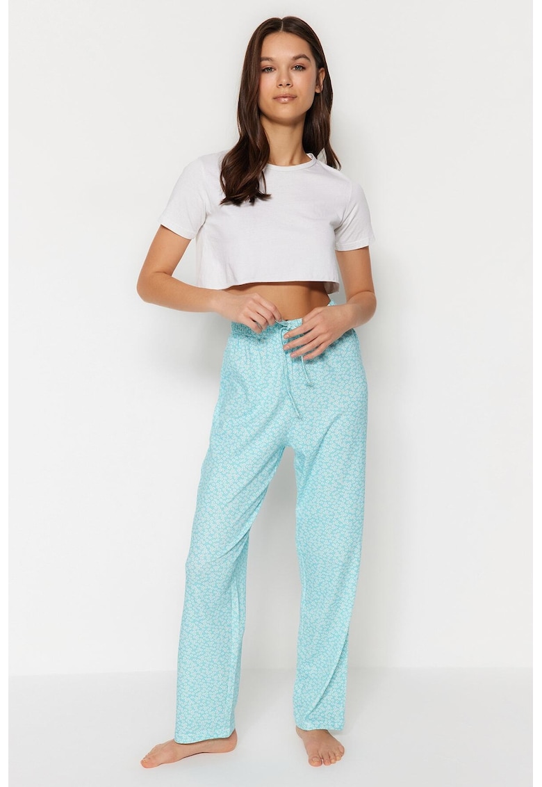Pantaloni pijama dama 1281997871 - Bumbac/Elastan
