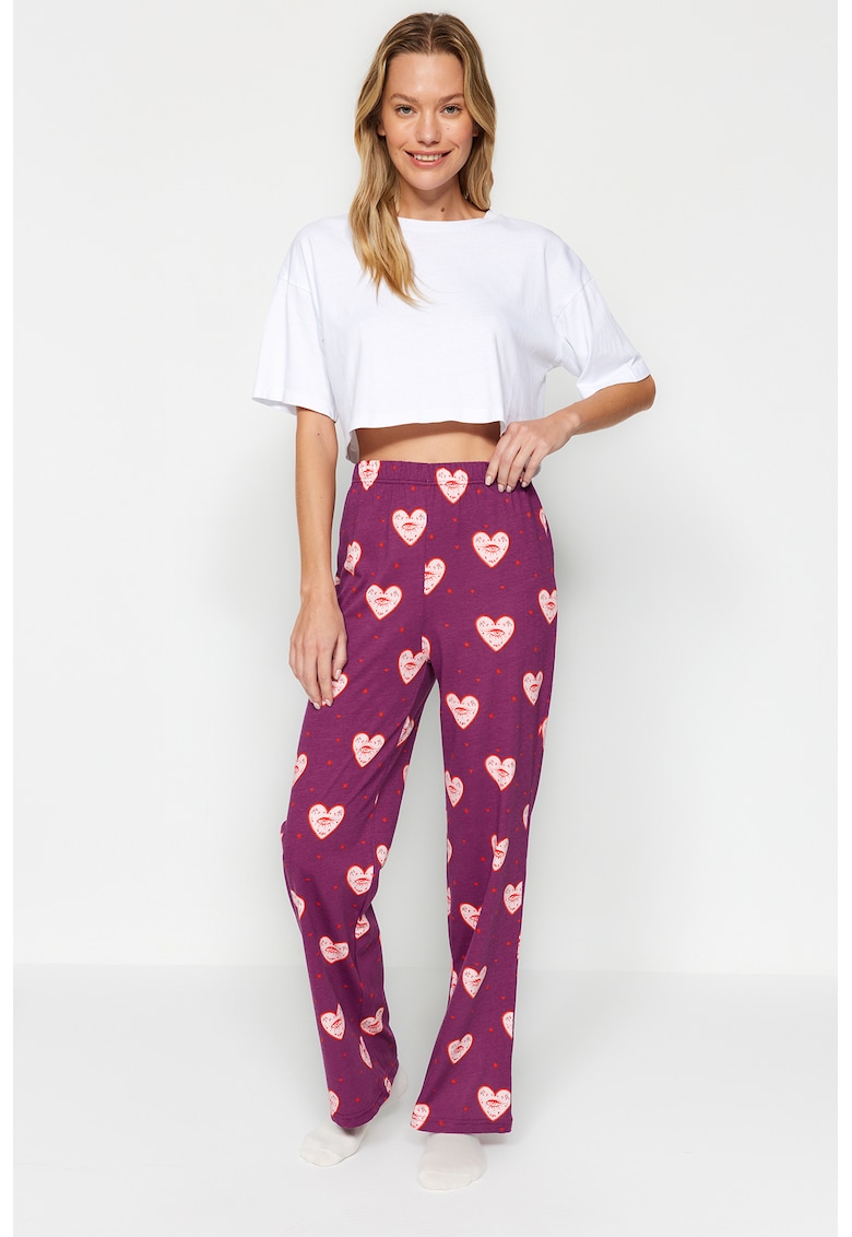 Pantaloni pijama dama 1586457871 - Bumbac