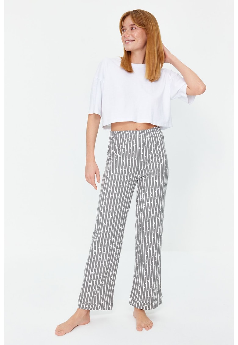 Pantaloni de pijama dama 750397871 - Bumbac/Elastan