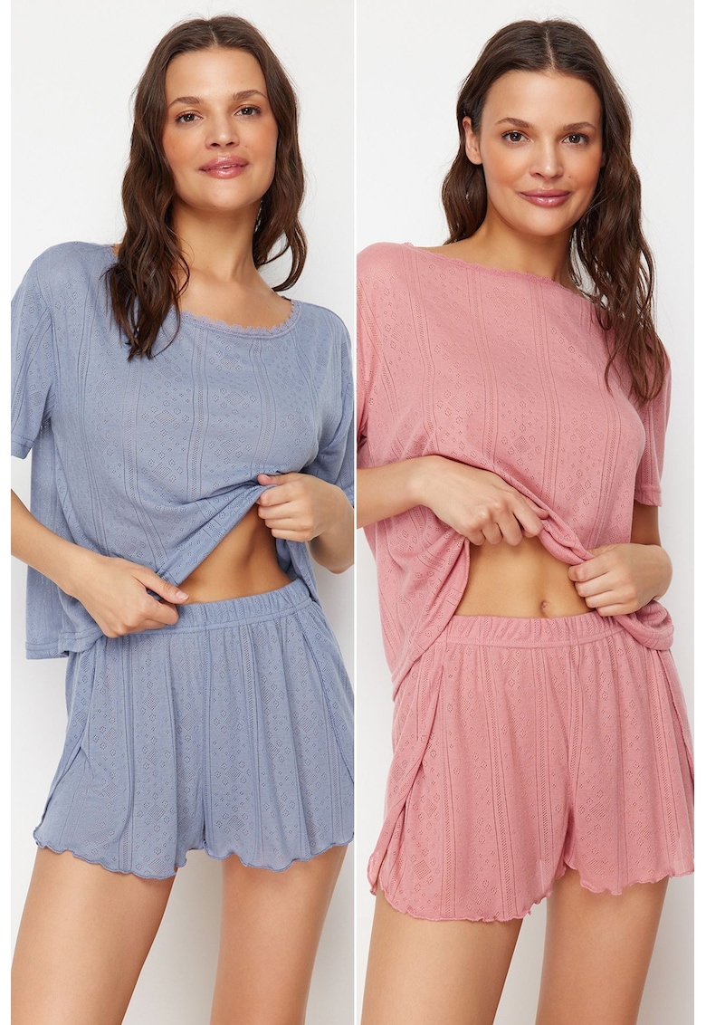 Pantaloni de pijama dama 759157871 - Poliester