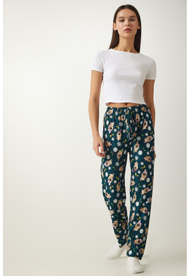 Pantaloni de pijama dama 728977871 - Bumbac
