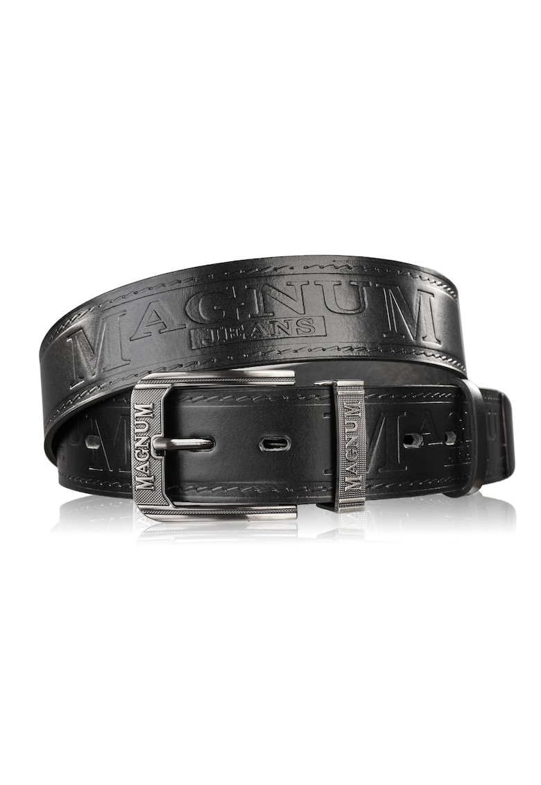 Curea pentru pantaloni din piele pentru barbati Brodrene Magnum MAG-09
