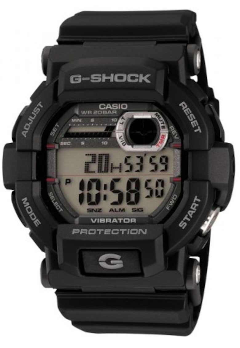 Ceas  Sport - Rezistent la Apa 20 ATM - Negru - Curea Plastic