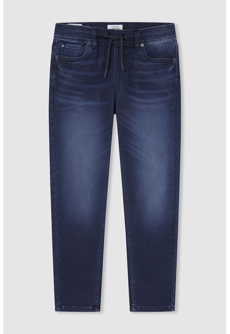 Blugi ajustabili din amestec de bumbac