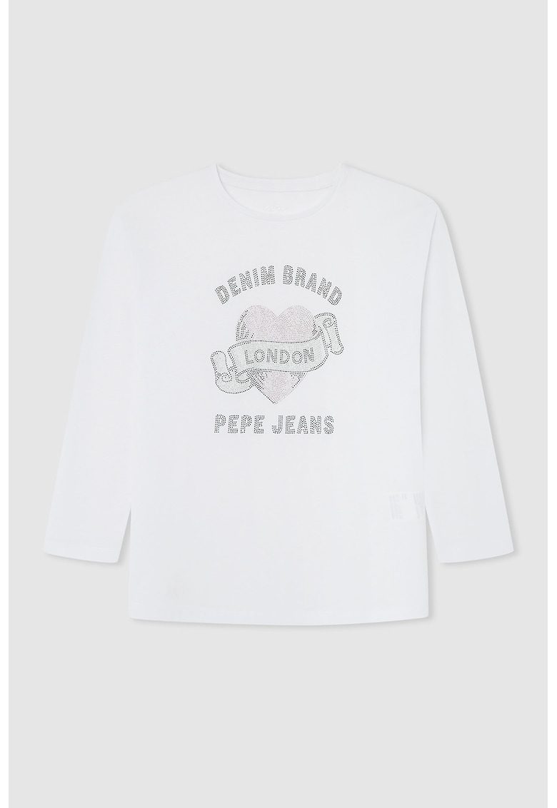 Bluza de bumbac cu imprimeu logo Bluza de bumbac cu imprimeu logo