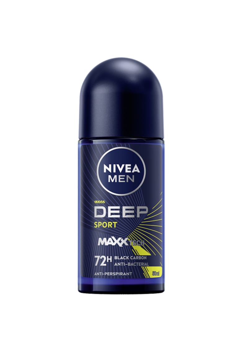 Deodorant roll-on  Deep Sport - cu formula Maxxtech si actiune 72 ore - 50 ml