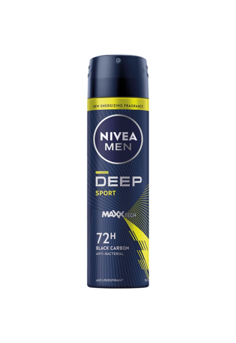 Deodorant spray Men Deep Sport - cu formula Maxxtech si actiune 72 ore - 150 ml