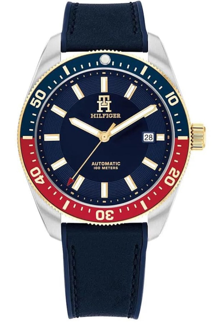 Ceas cadran albastru navy - curea silicon - 10 ATM - 42h rezerva de mers
