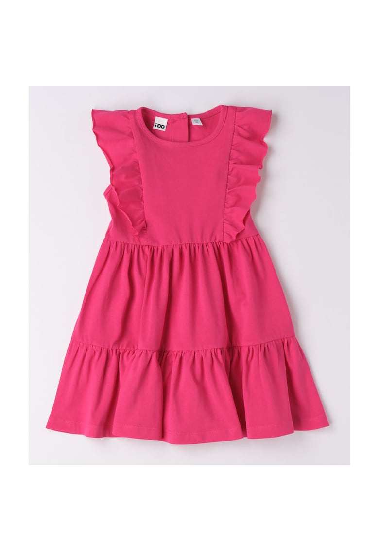 Rochie uni pentru fete - 4.6733 - Fucsia