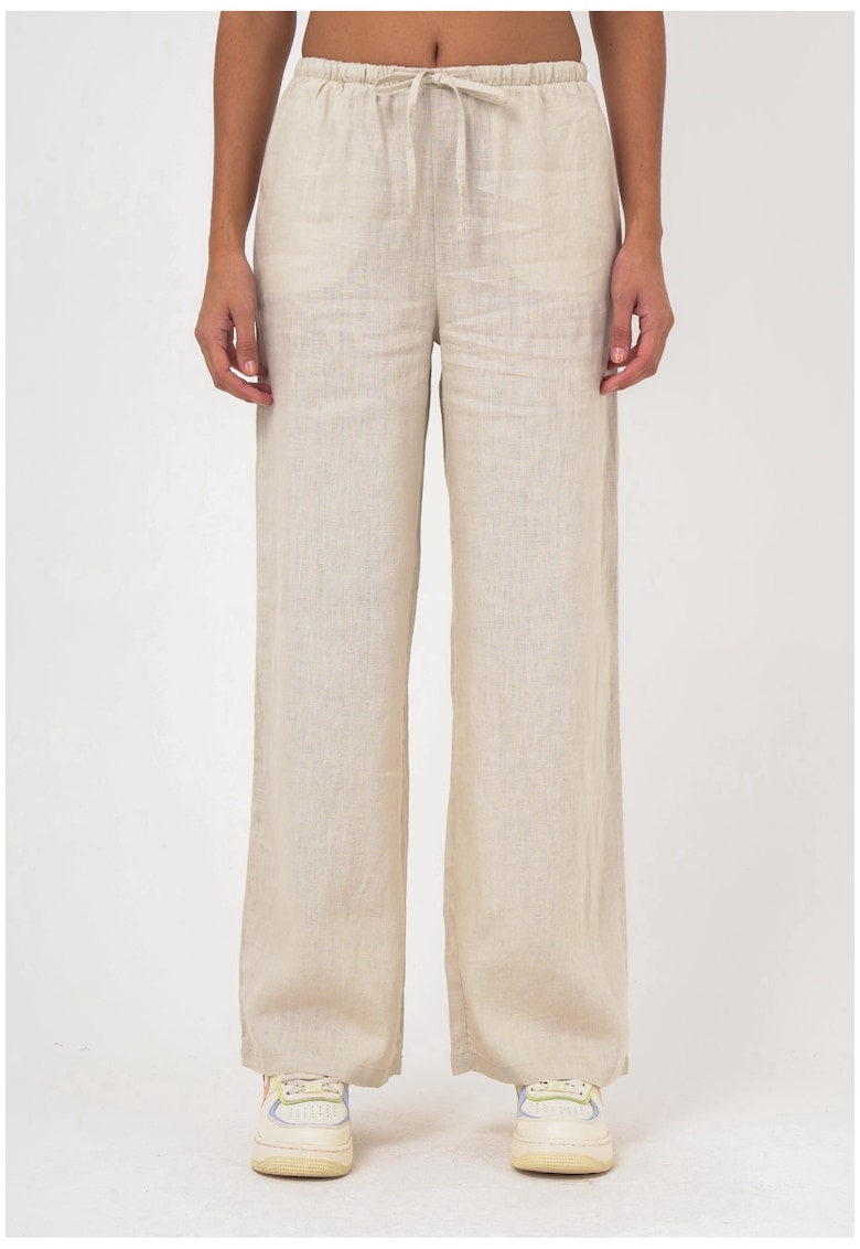 Pantaloni de in cu snur in talie 50499