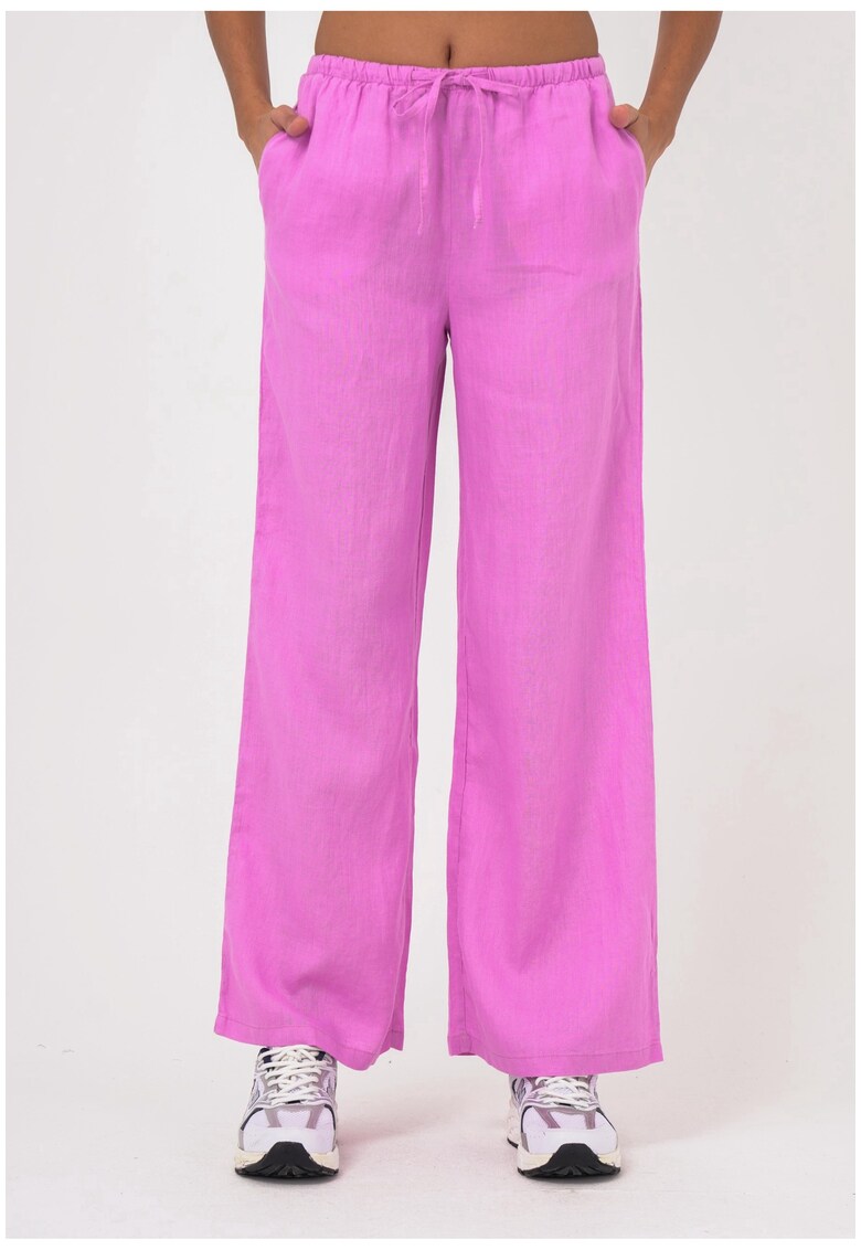 Pantaloni de in cu snur in talie 50499