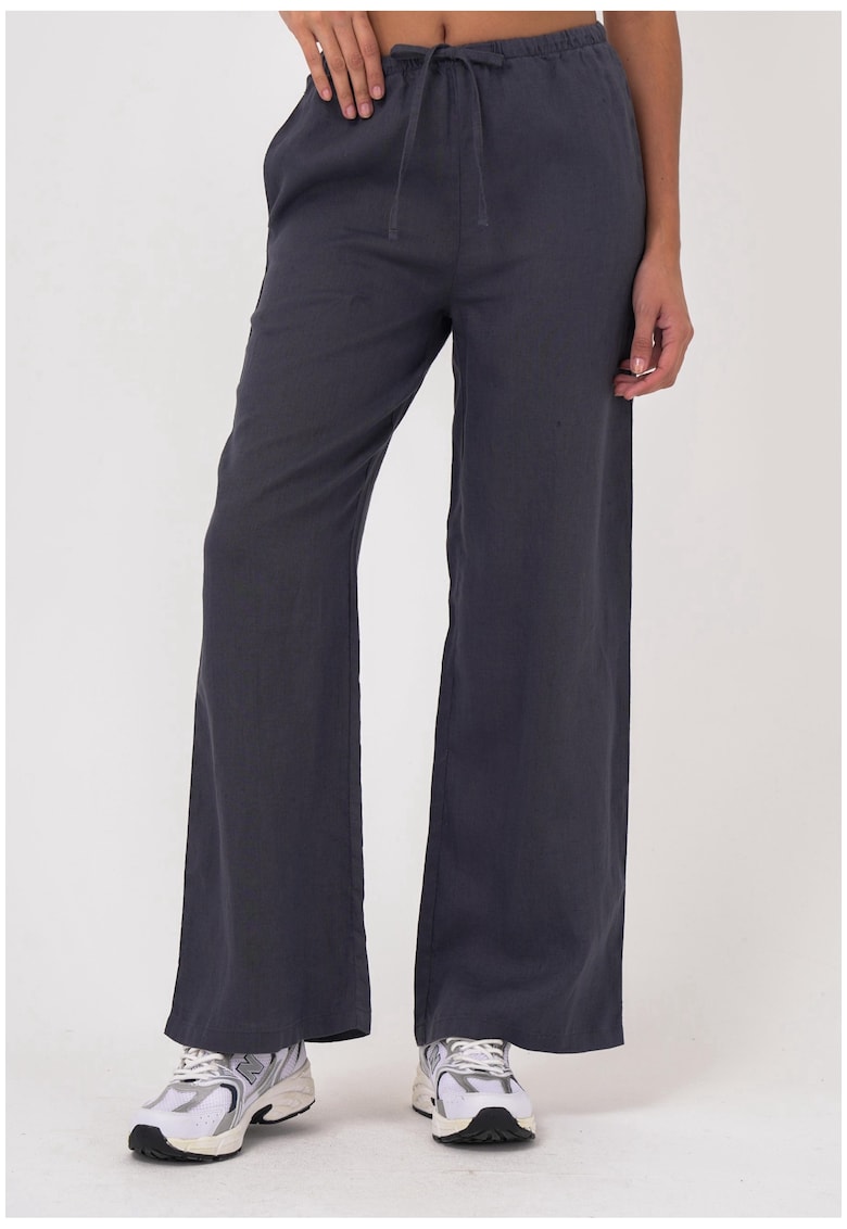 Pantaloni de in cu snur in talie 50499