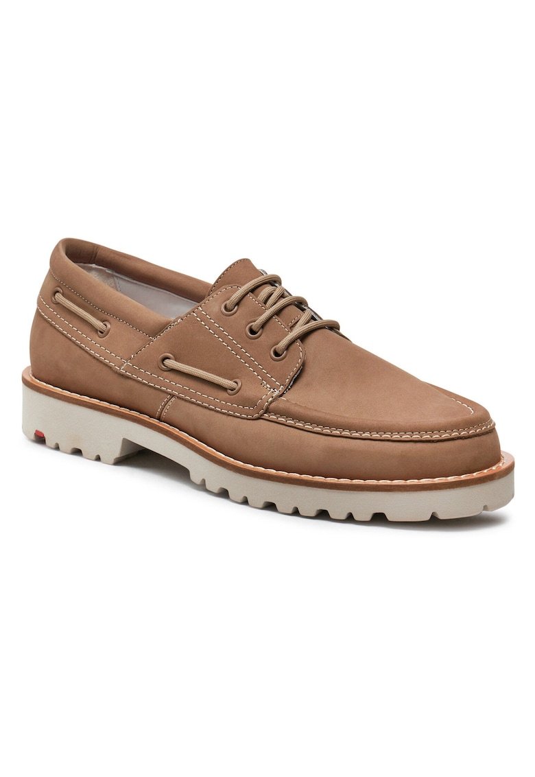 Pantofi sport barbati - 27813 - Gri - Piele naturala