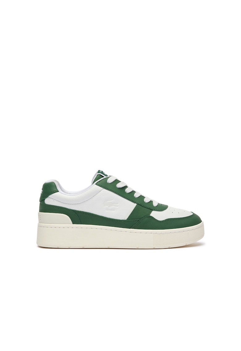 Pantofi sport barbati - 69338 - Verde - Piele naturala