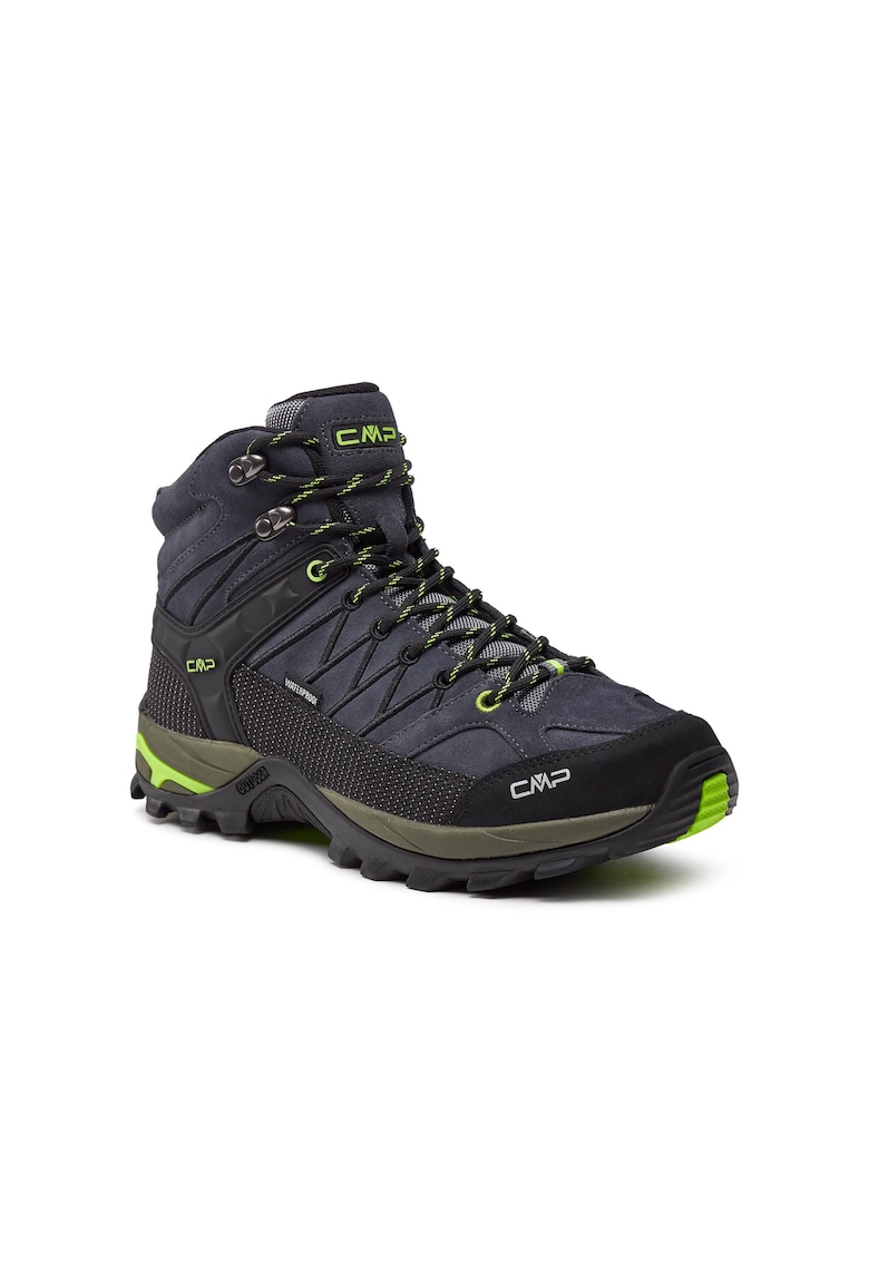 Pantofi sport barbati - 12587 - Gri - Piele naturala