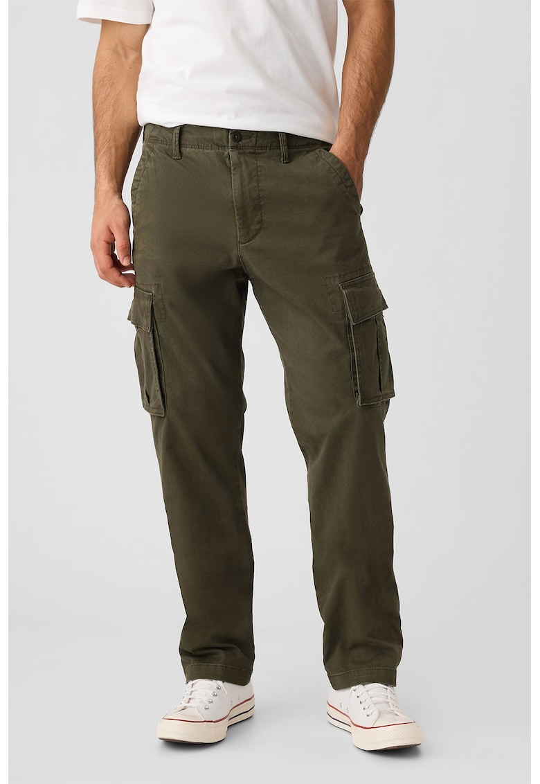 Pantaloni cagro relaxed fit - Verde