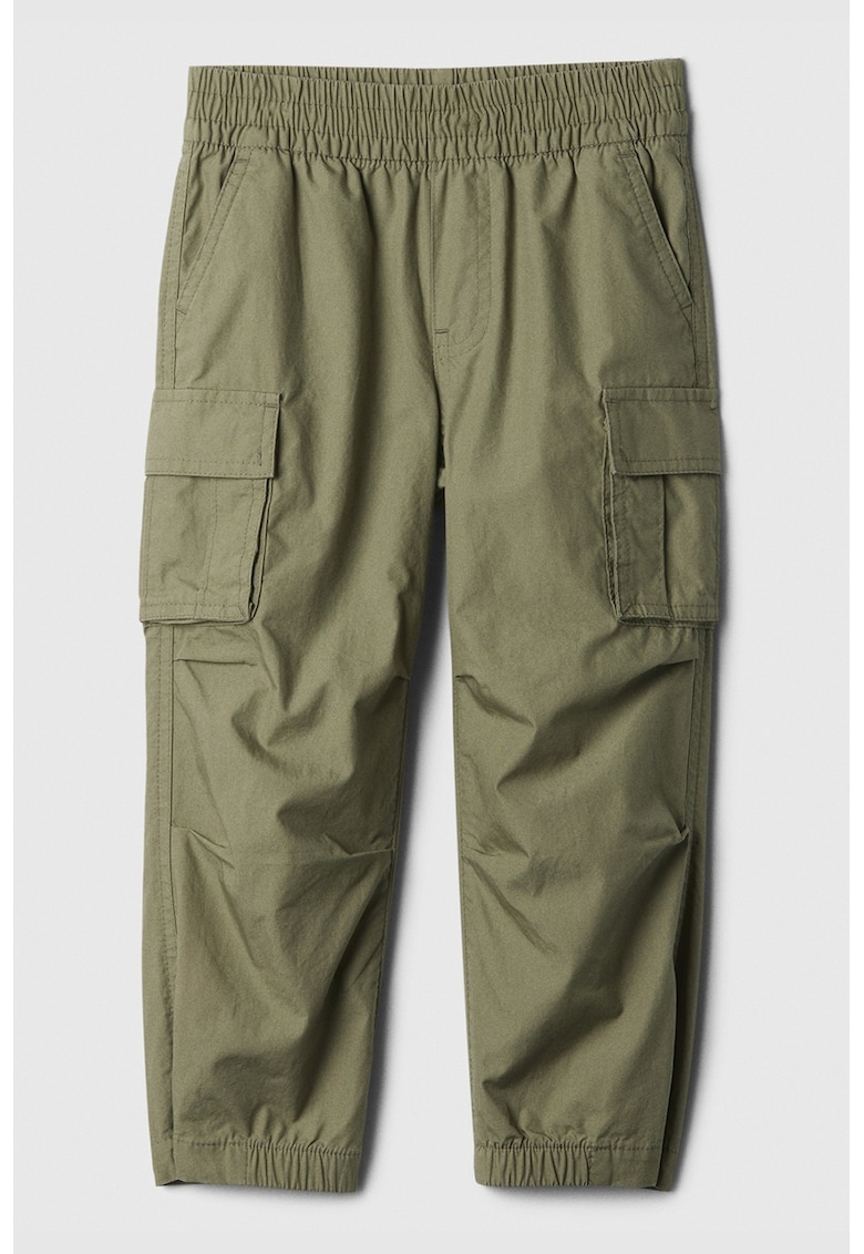 Pantaloni cargo scurti cu talie elastica