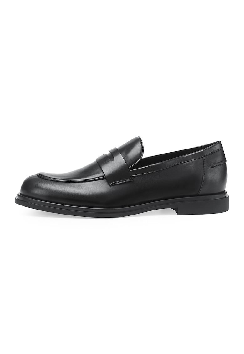 Pantofi loafer uni de piele