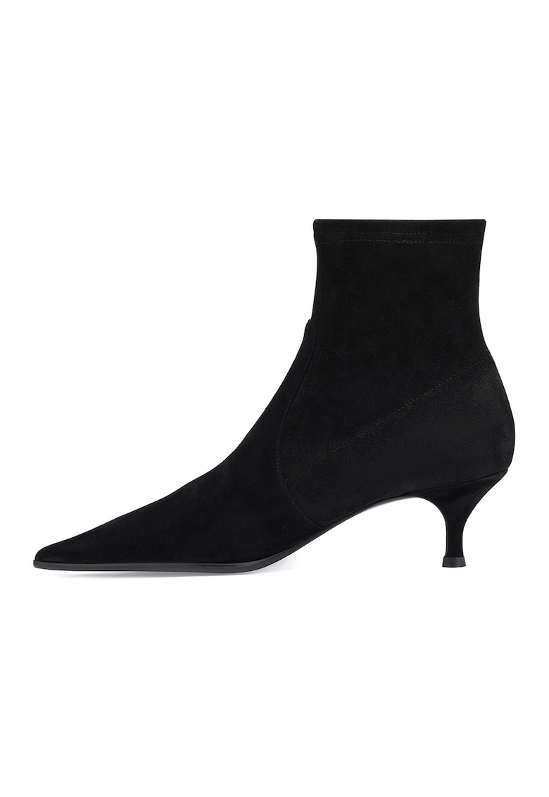 Botine cu varf ascutit - Negru