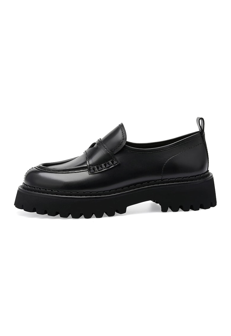 Pantofi loafer de piele - Negru