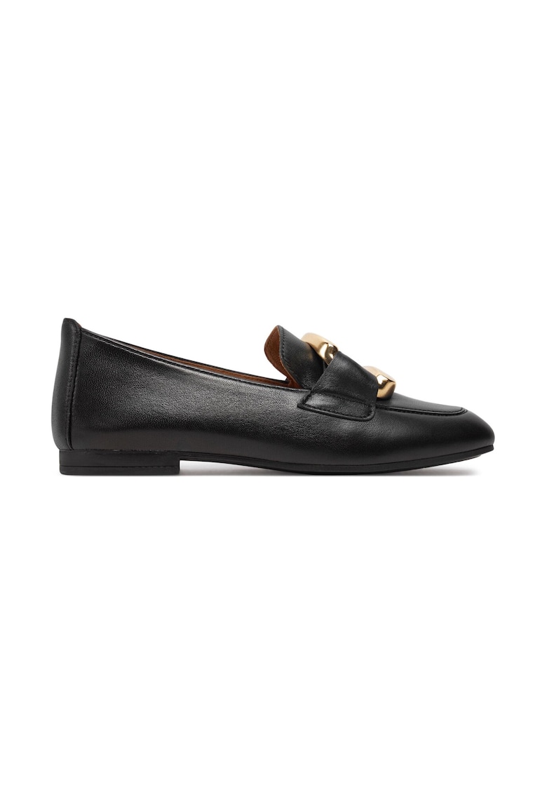 Mocasini dama - 87530 - Negru - Piele naturala