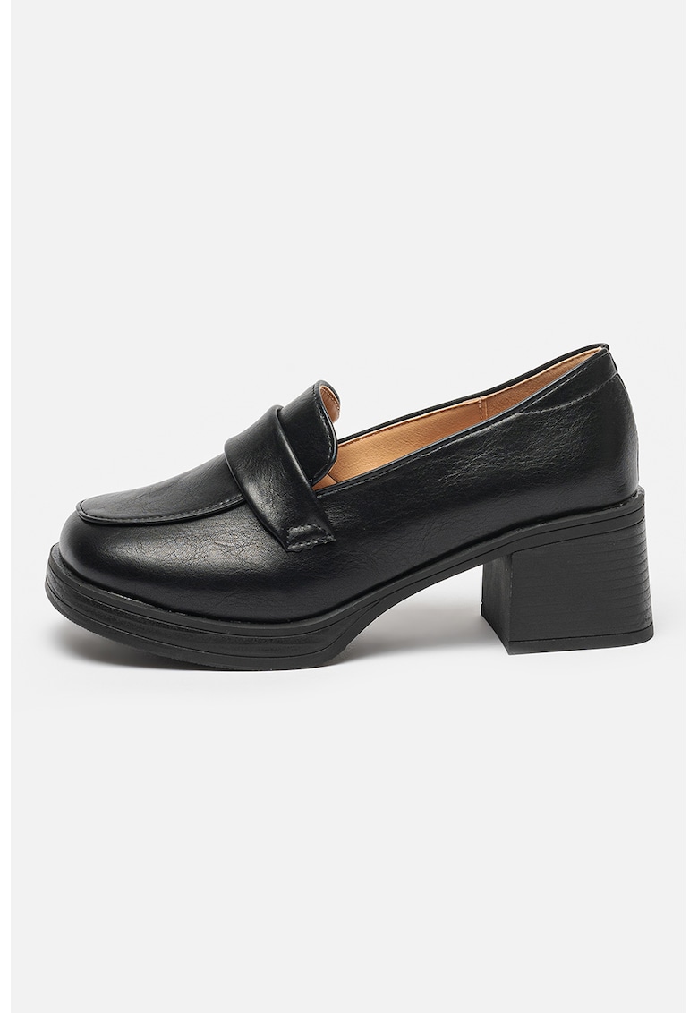 Pantofi loafer cu varf patrat