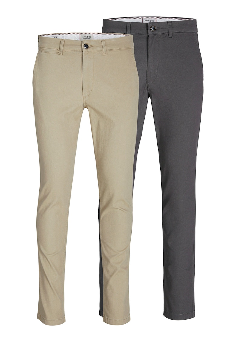 Set de pantaloni chino slim fit Marco - 2 perechi