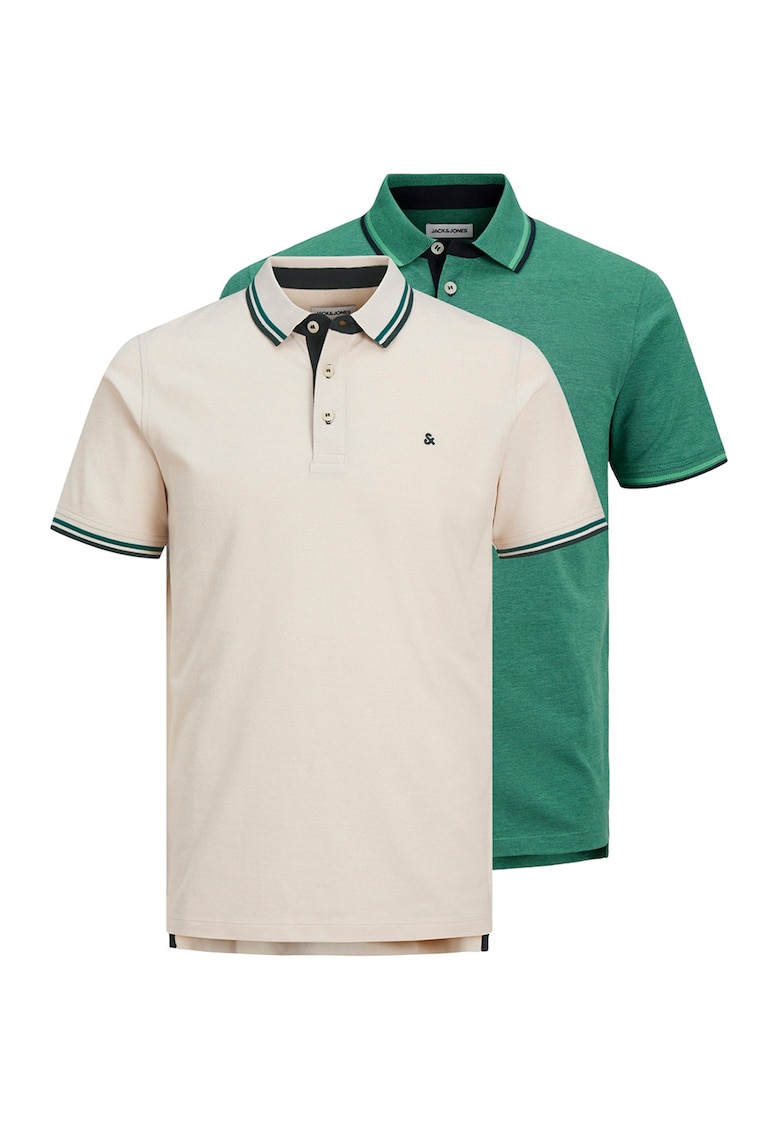 Set de tricouri polo slim fit Paul - 2 piese