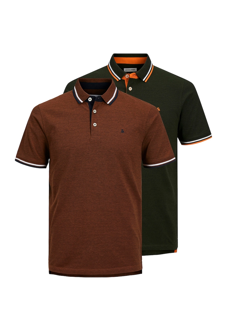 Set de tricouri polo slim fit Paul - 2 piese