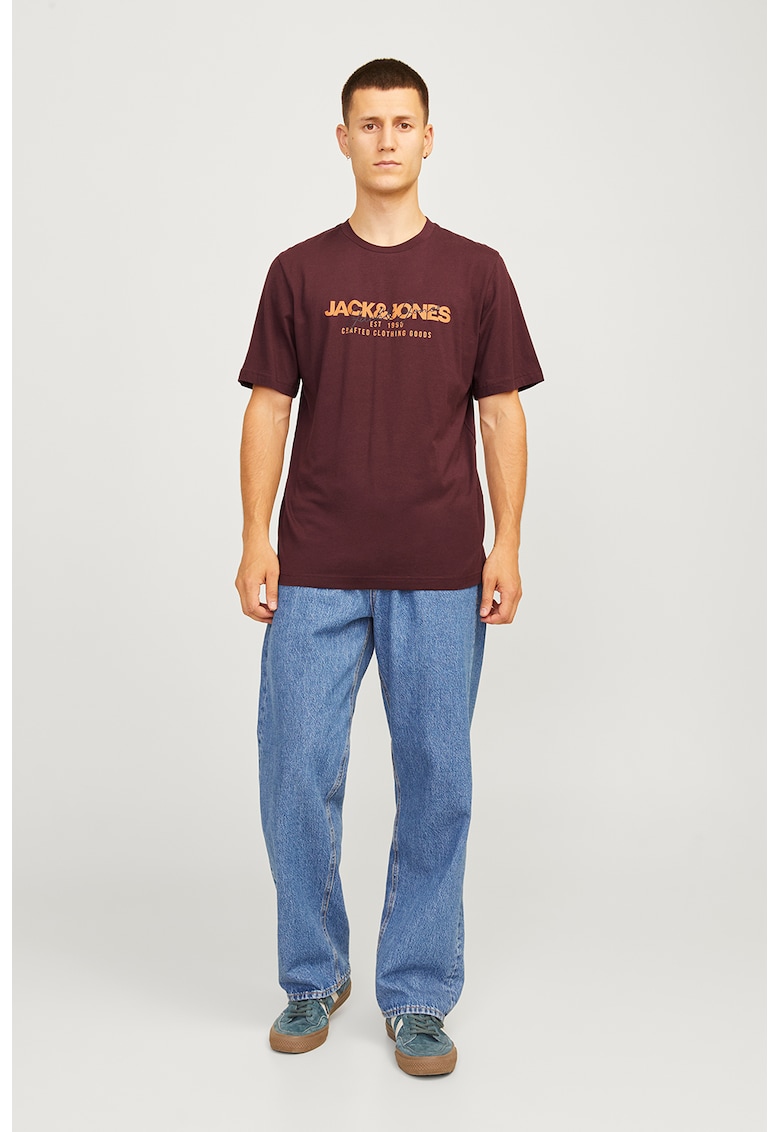 Tricou de bumbac cu imprimeu logo Alvis