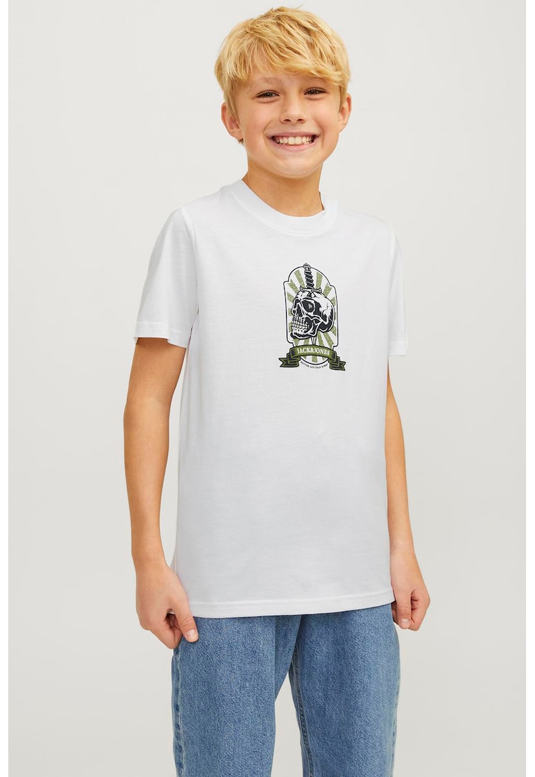 Tricou de bumbac cu imprimeu Seven