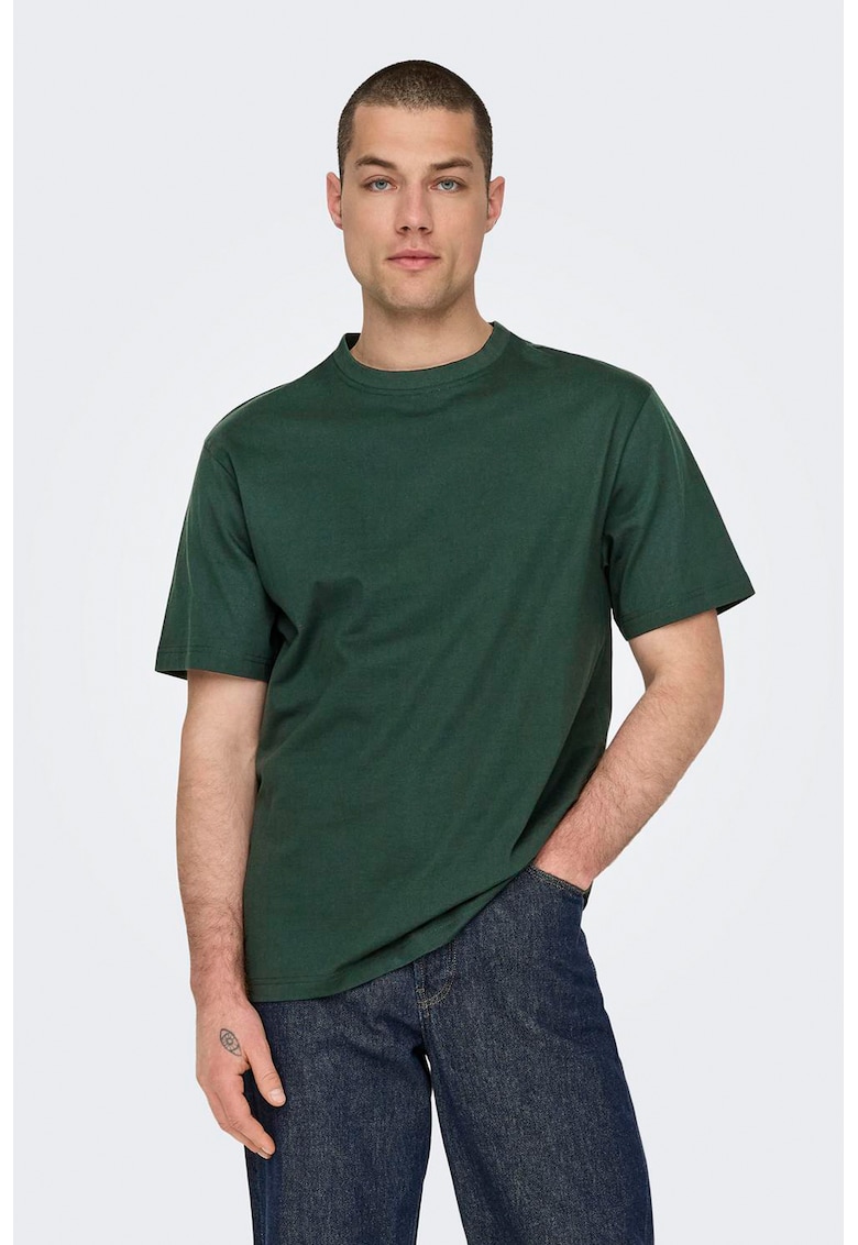 Tricou relaxed-fit din bumbac organic Fred