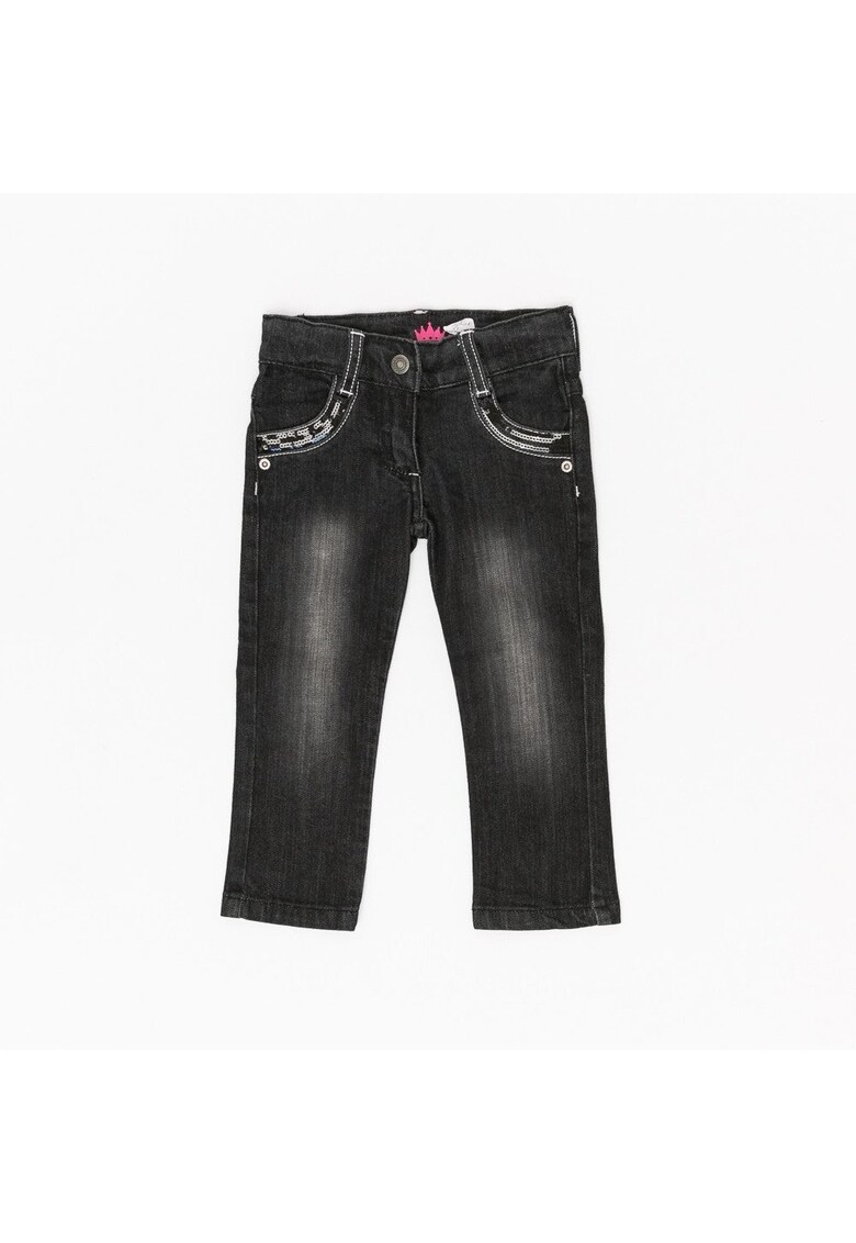 Blugi fetite -  cu strasuri la buzunare - 54812