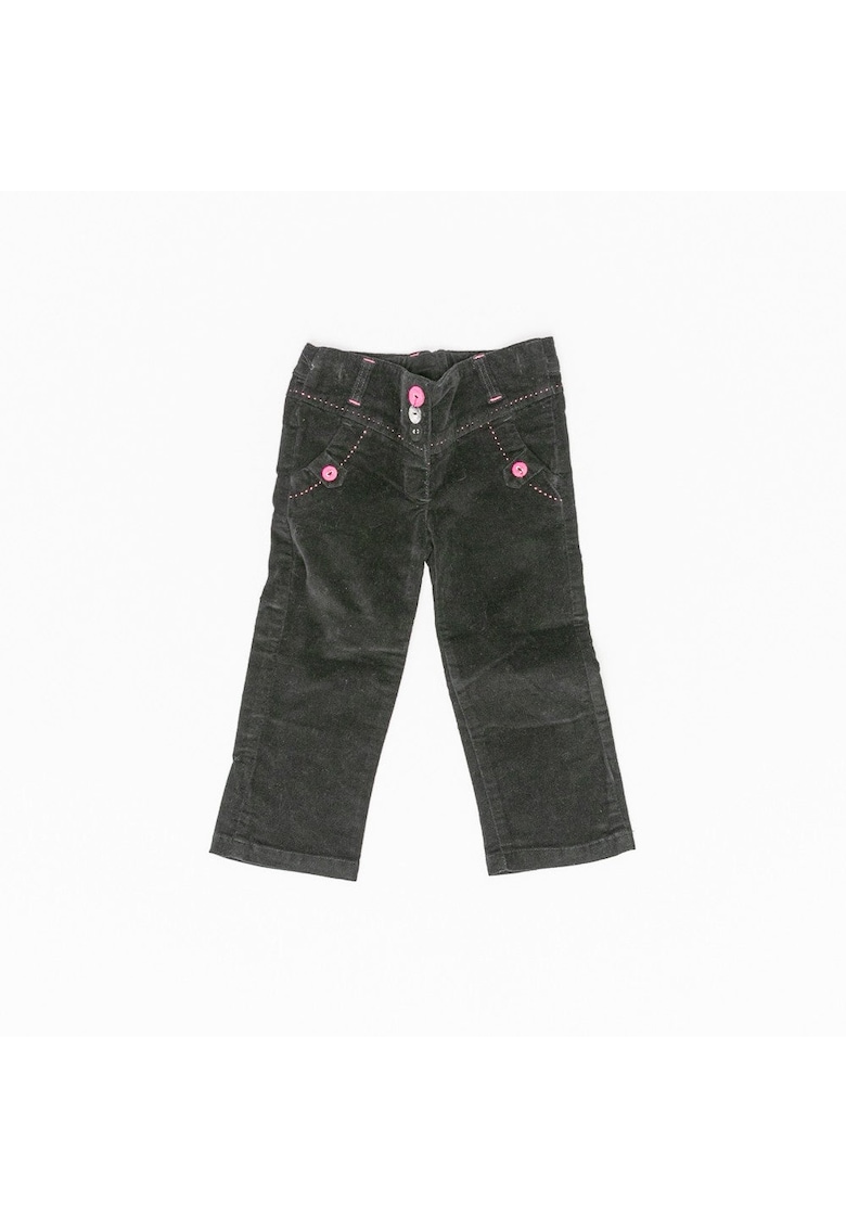 Pantaloni fetite -  cu nasturi - 51812-2