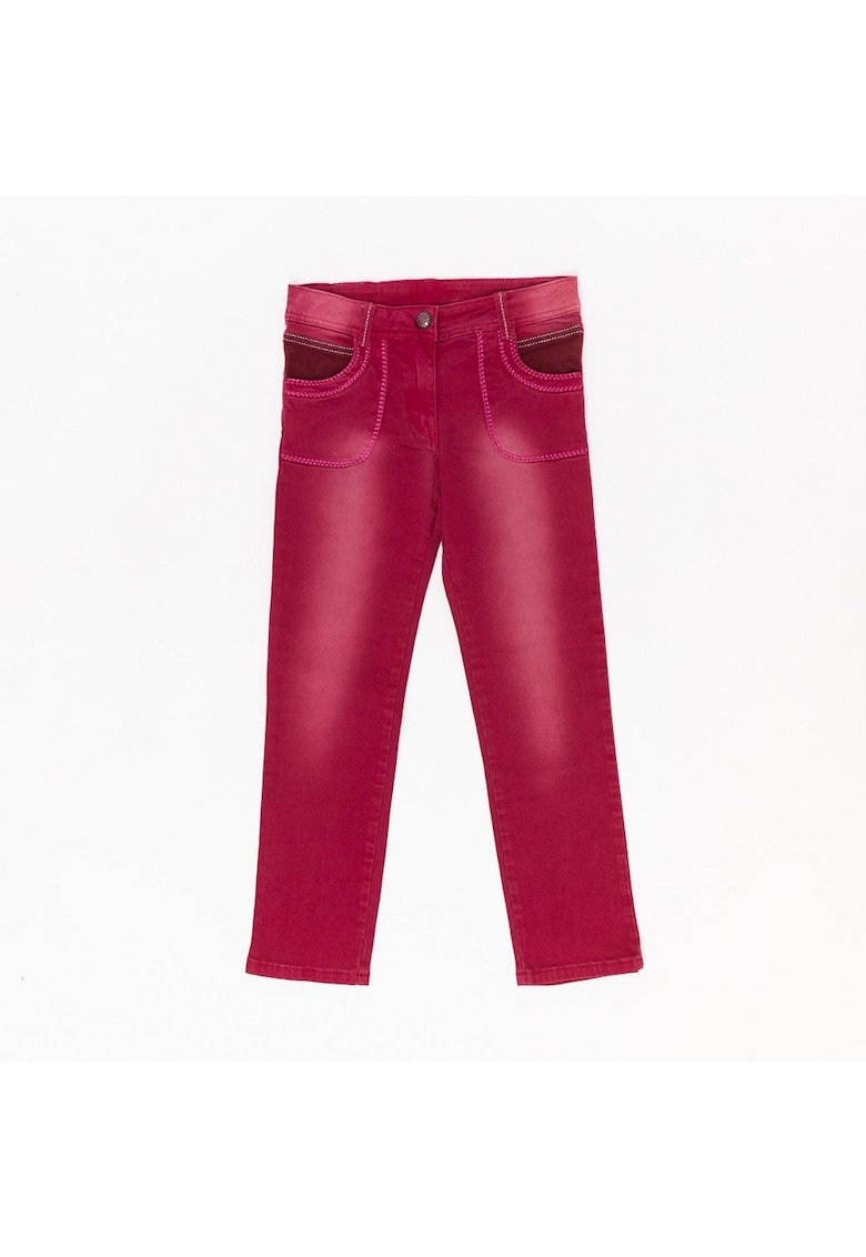 Pantaloni lungi fetite - 31822 - Fucsia -