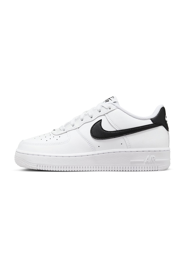 Pantofi sport de piele Air Force 1 - Alb/Negru