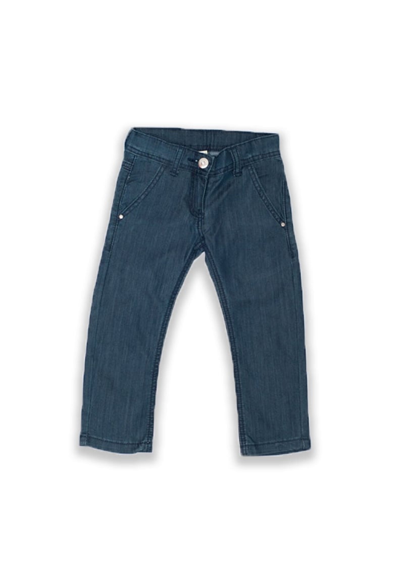 Pantaloni lungi fetite - 23442 - Albastru -