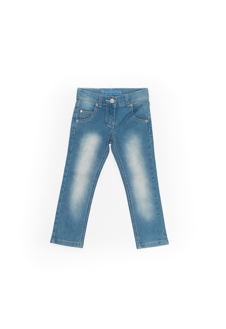 Blugi copii -  cu nasture - 42812 - Albastru -