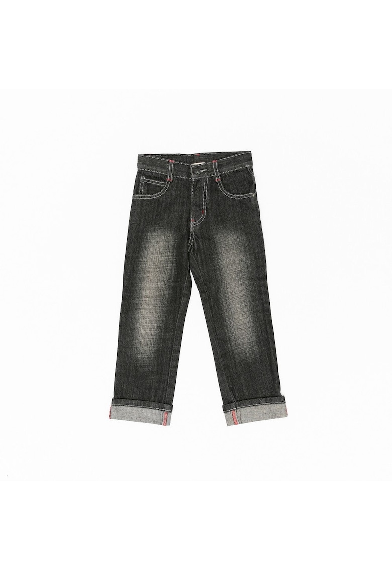 Pantaloni din denim baietei - 21712 - Negru -