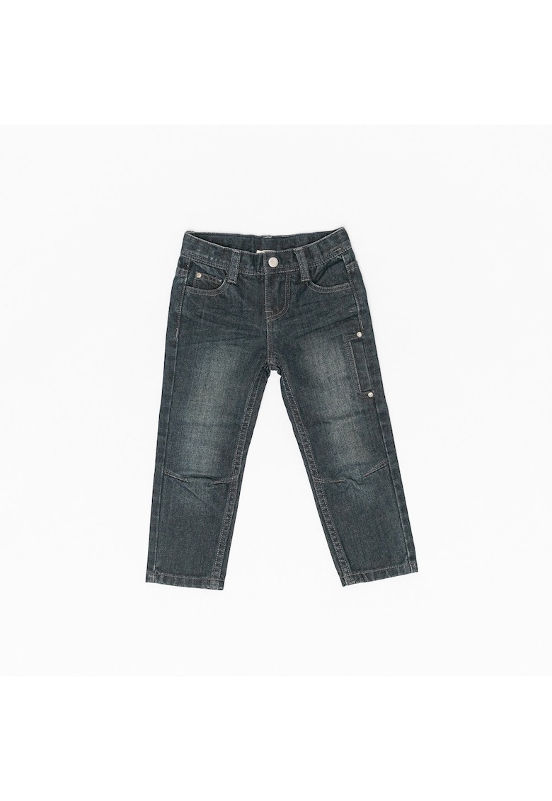 Pantaloni din denim baietei - 22722 - Bleumarin -