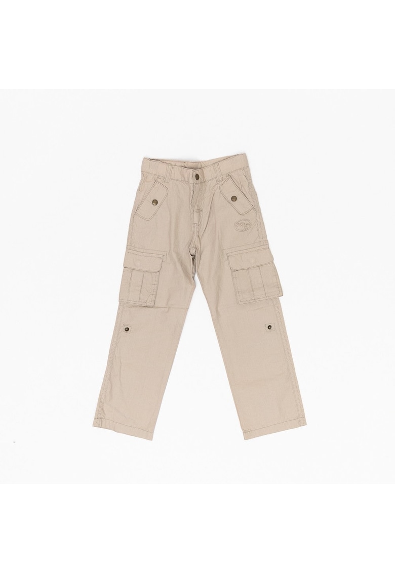 Pantaloni cu buzunare - baieti - 32322-2 - Crem -