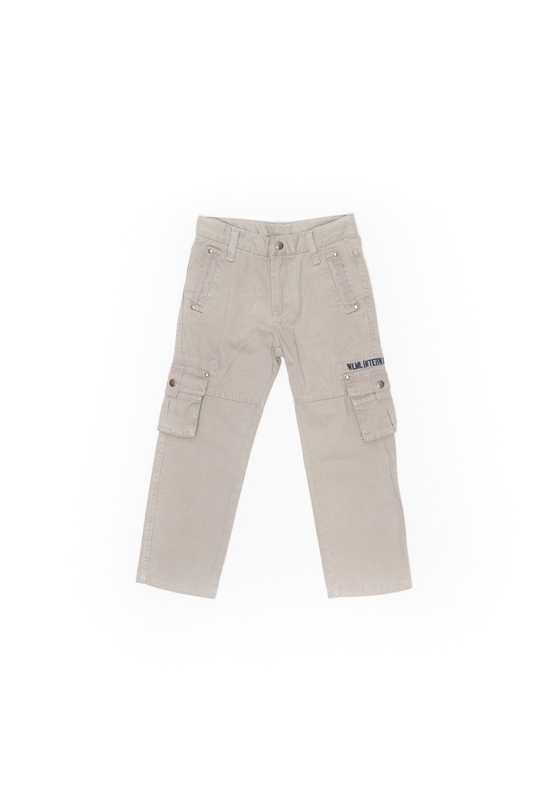 Pantaloni baieti - cu buzunare - 32722-2 - Crem -