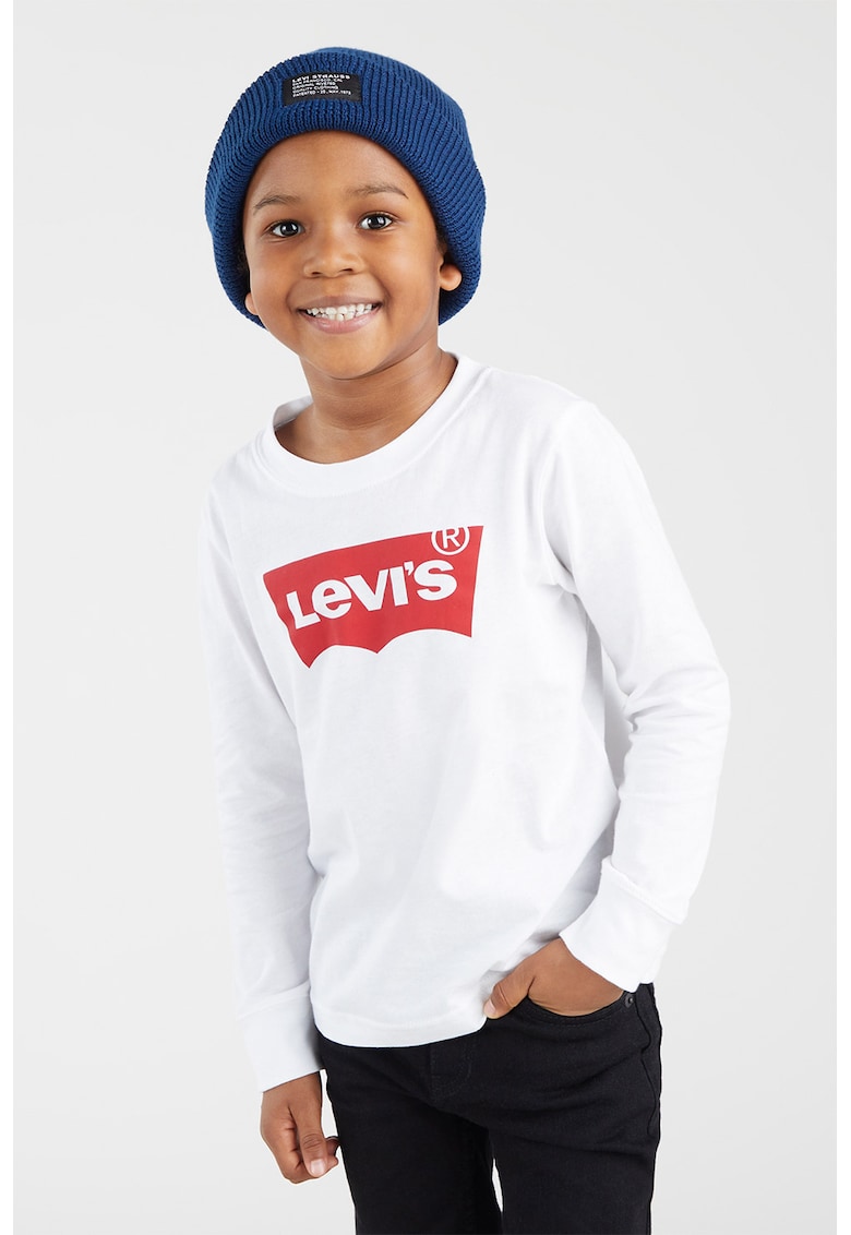 Bluza din bumbac cu imprimeu logo