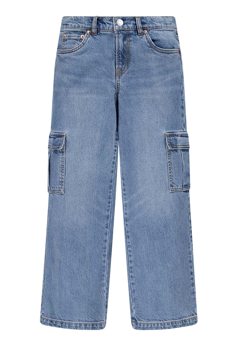 Blugi cargo cu croiala lejera 94'