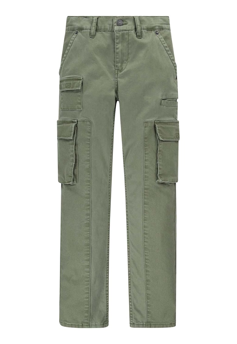 Pantaloni cargo cu croiala conica